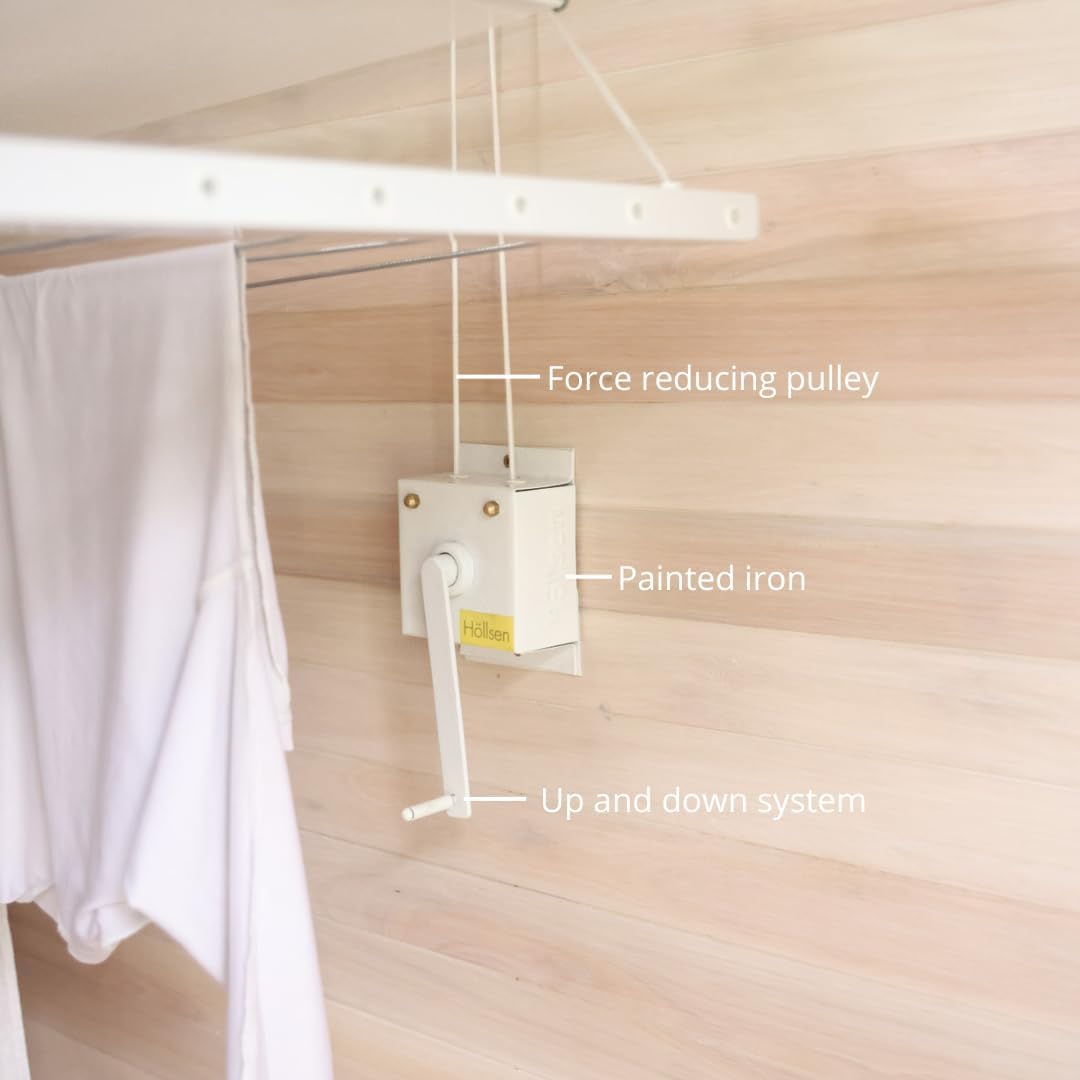 Ceiling Mounted Pulley Drying Rack
