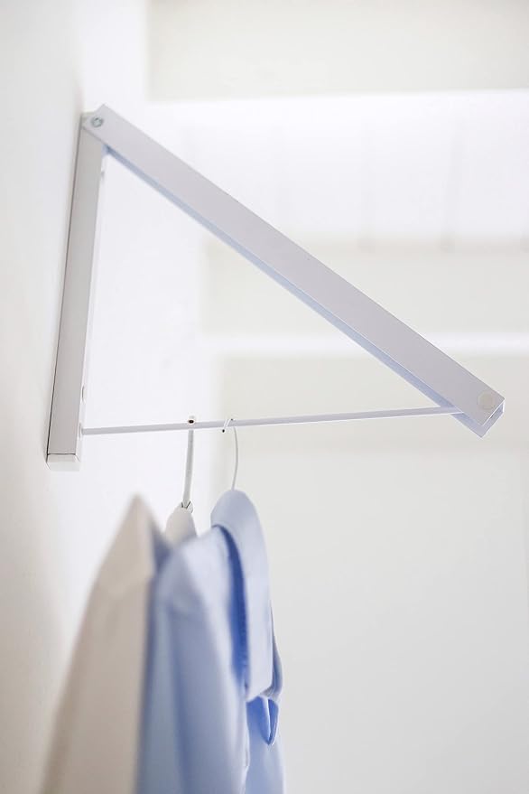 Wall Mounted Retractable Clothes Rack Hanger