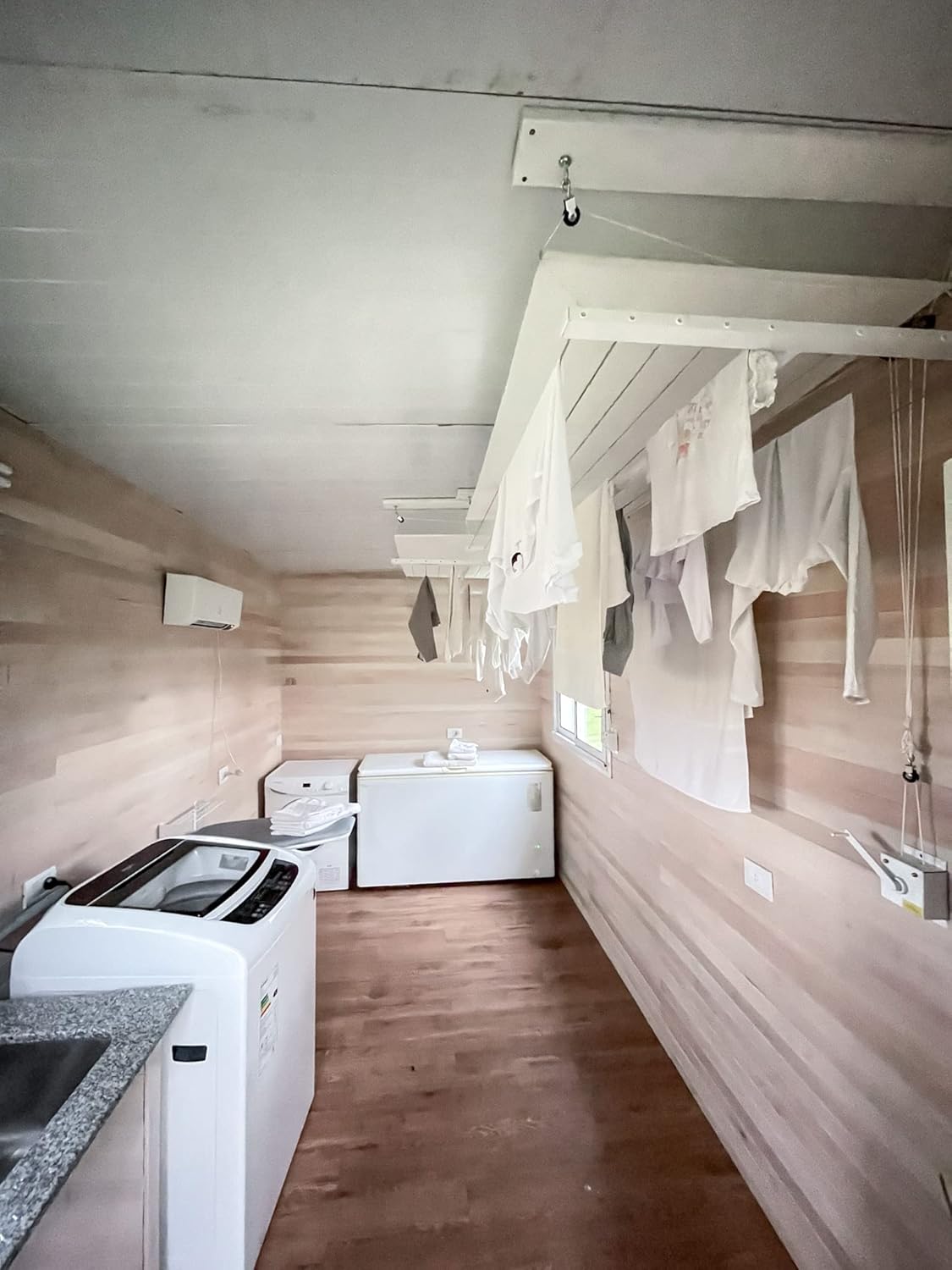 Ceiling Mounted Pulley Drying Rack