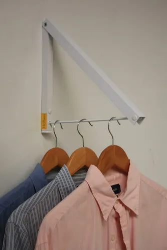 Wall Mounted Retractable Clothes Rack Hanger